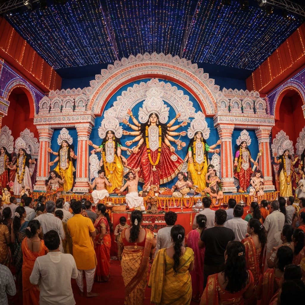 नवरात्रि और दुर्गा पूजा